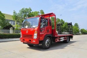 這款國(guó)六挖機(jī)平板運(yùn)輸車很火，關(guān)注沒？